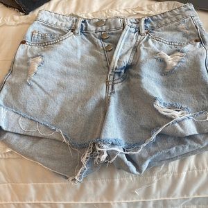 h and m jean shorts